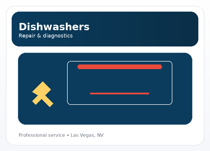 Dishwasher repair and diagnostics in Las Vegas, NV by AP Appliance Service