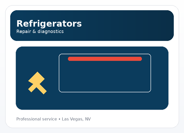 Refrigerator repair and diagnostics in Las Vegas, NV by AP Appliance Service