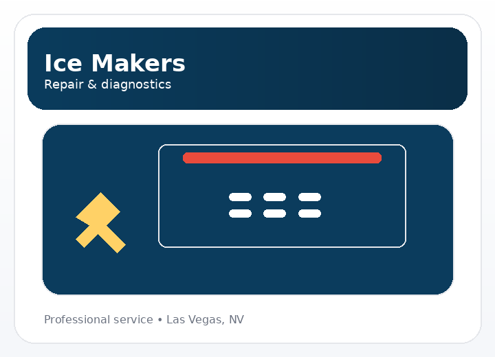 Ice maker repair and diagnostics in Las Vegas, NV by AP Appliance Service