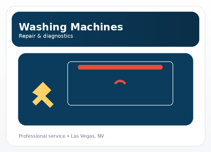 Washing machine repair and diagnostics in Las Vegas, NV by AP Appliance Service